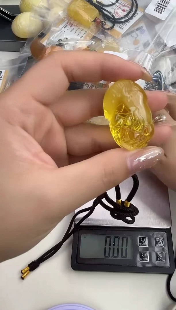 裸石琥珀未镶嵌天然琥珀蜜蜡吊坠