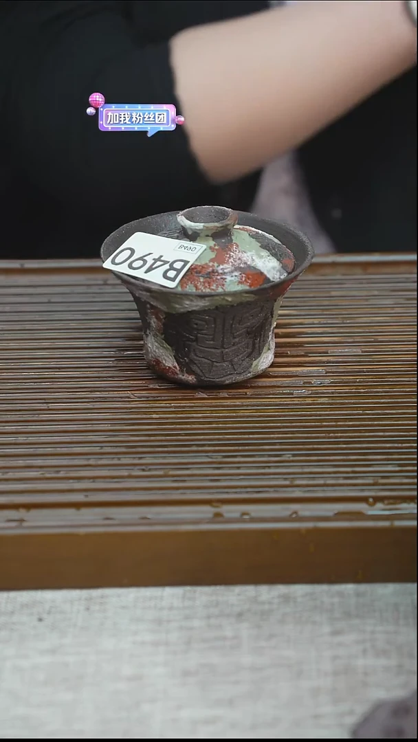 纯手工粗陶茶具每一只不一样