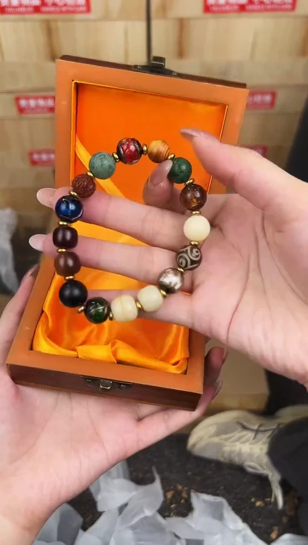 陈得住文玩阁天珠多宝十八子链接@@YS970