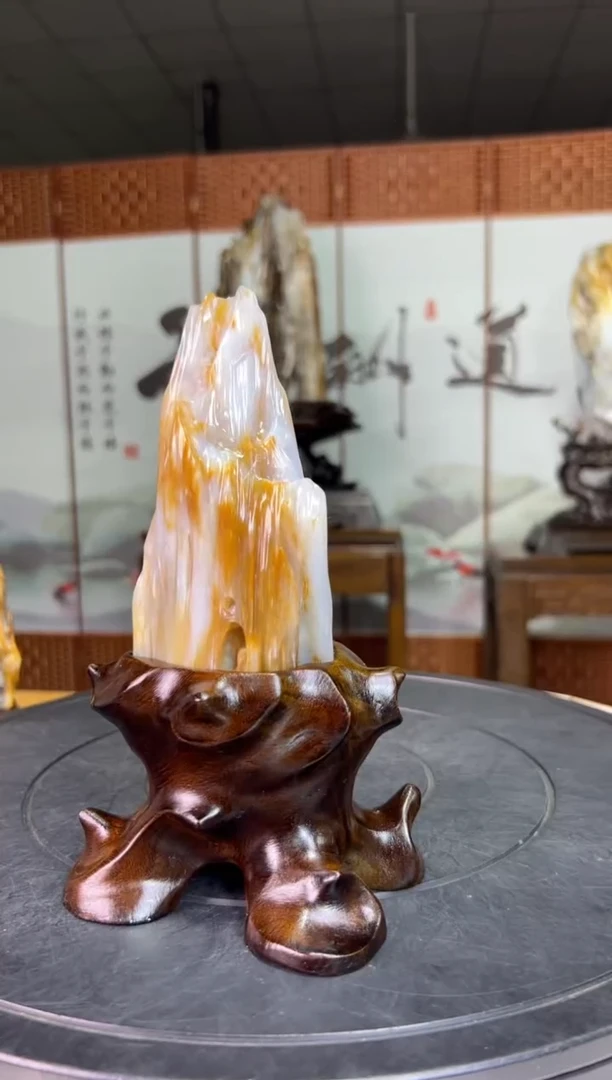 未镶嵌珠宝奇石硅化玉1