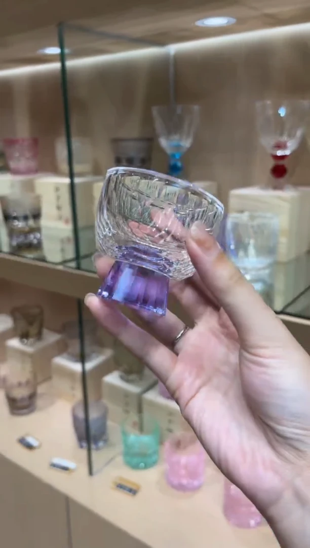 紫色闪烁茶杯 买一送一