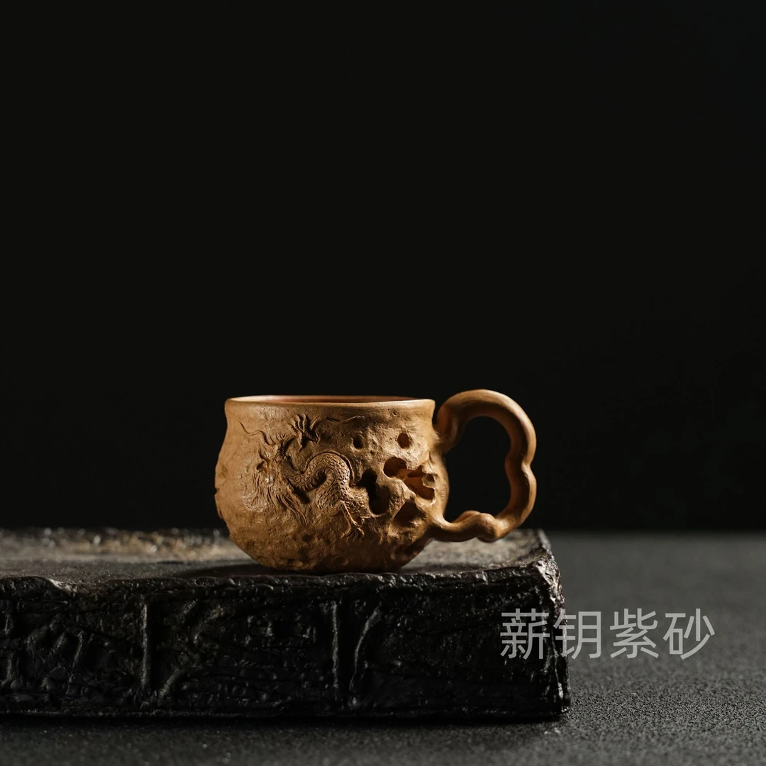 游龙供春主人杯 全手工 四号井冷金黄