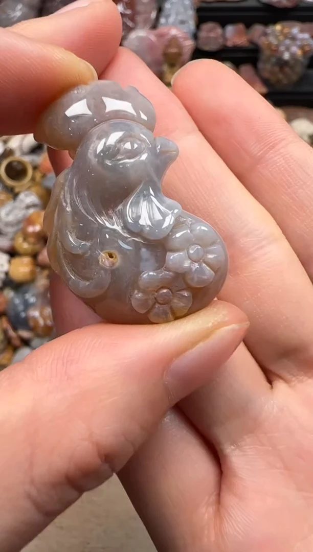【闪购商品】硅化珊瑚（珊瑚玉）颈饰未镶嵌638