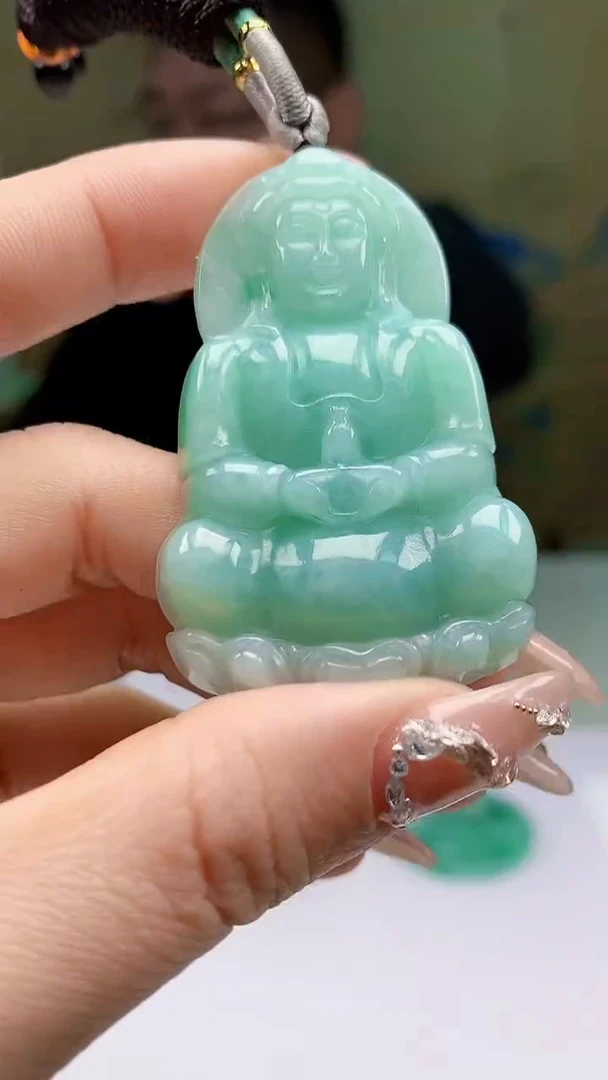 【闪购商品】定制翡翠未镶嵌5125ty-毛货挂件16