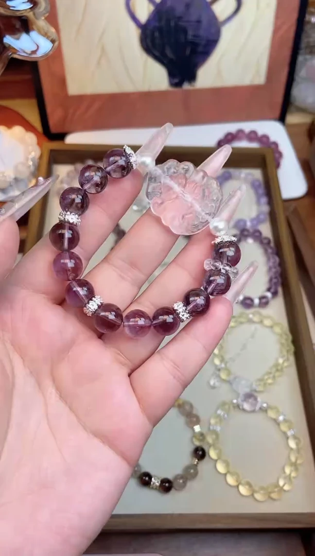 【闪购商品】水晶手链未镶嵌紫水晶