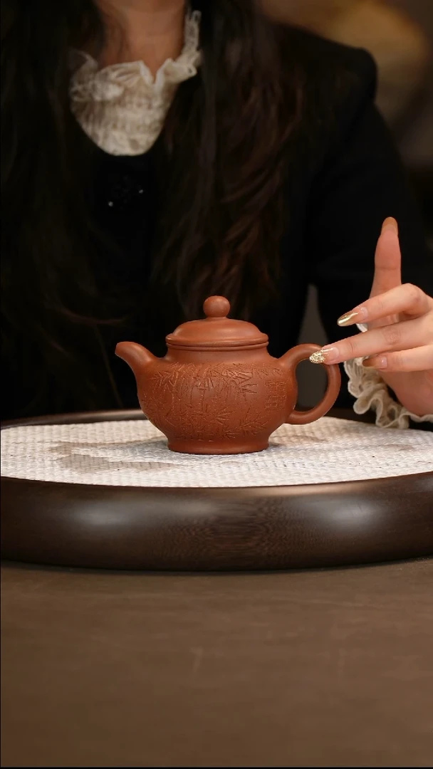 赵丽娟 掇只 桃花泥 280c/茶叶/笔筒