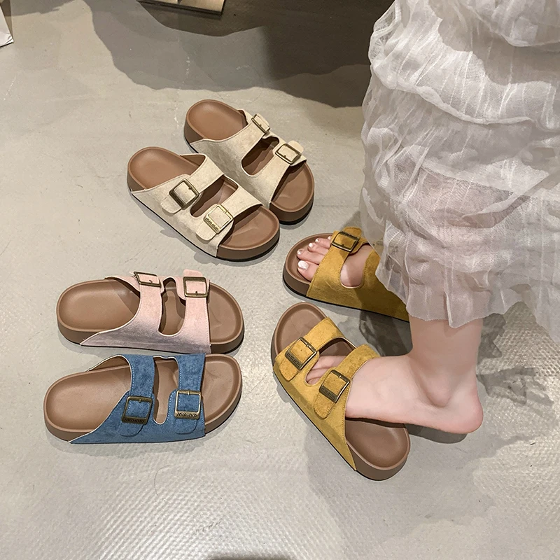 超级银银【全额补贴运费】一字拖不累脚外穿拖鞋外穿防滑厚底凉鞋