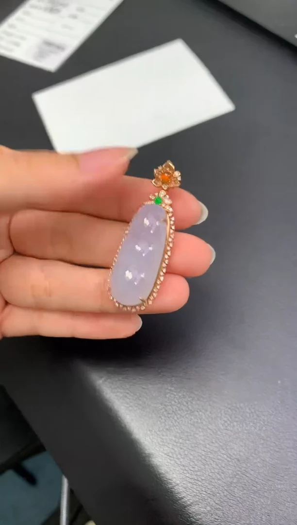 18K金镶嵌定制翡翠模式推广期48小时鉴赏期