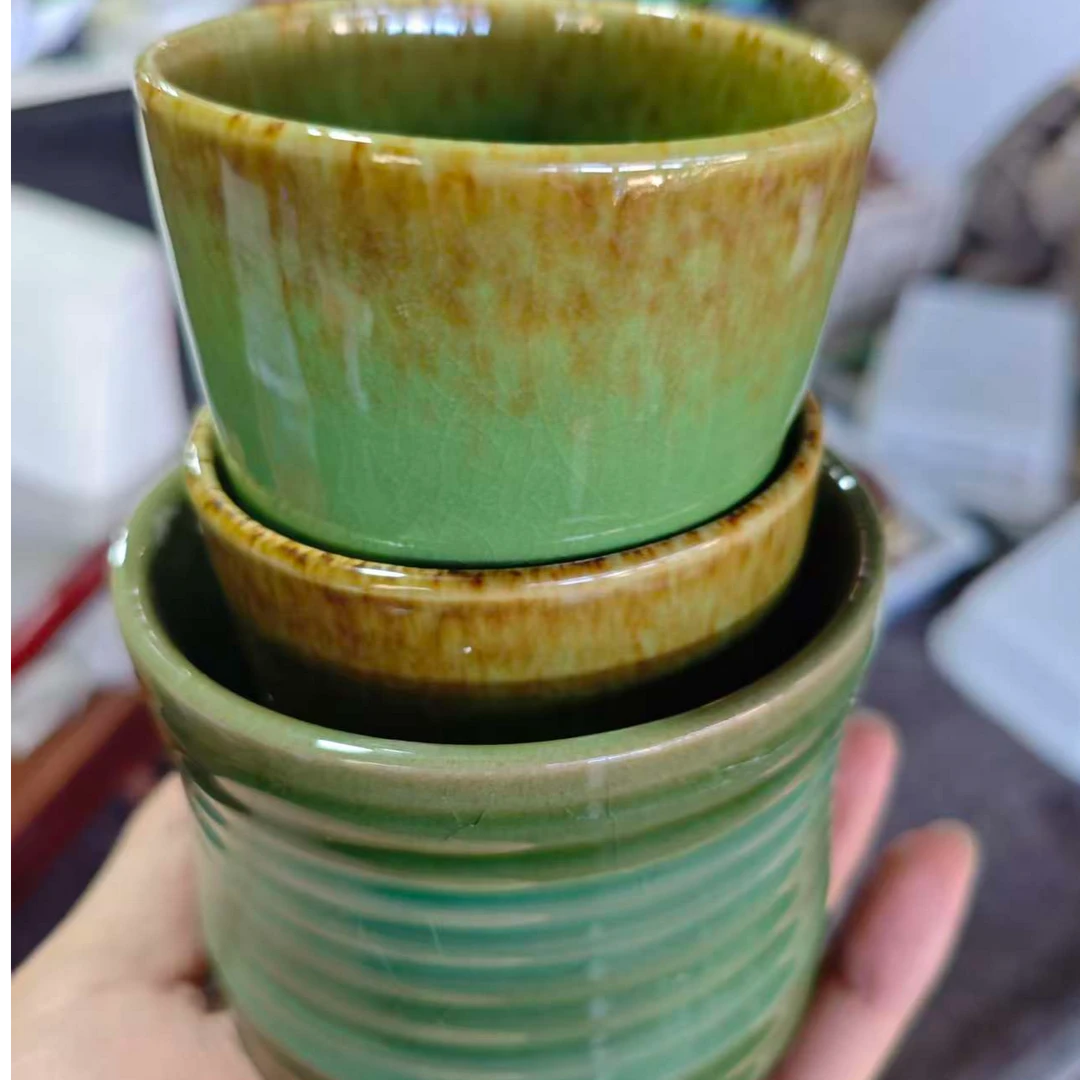 国营陶瓷五厂帝王绿杯