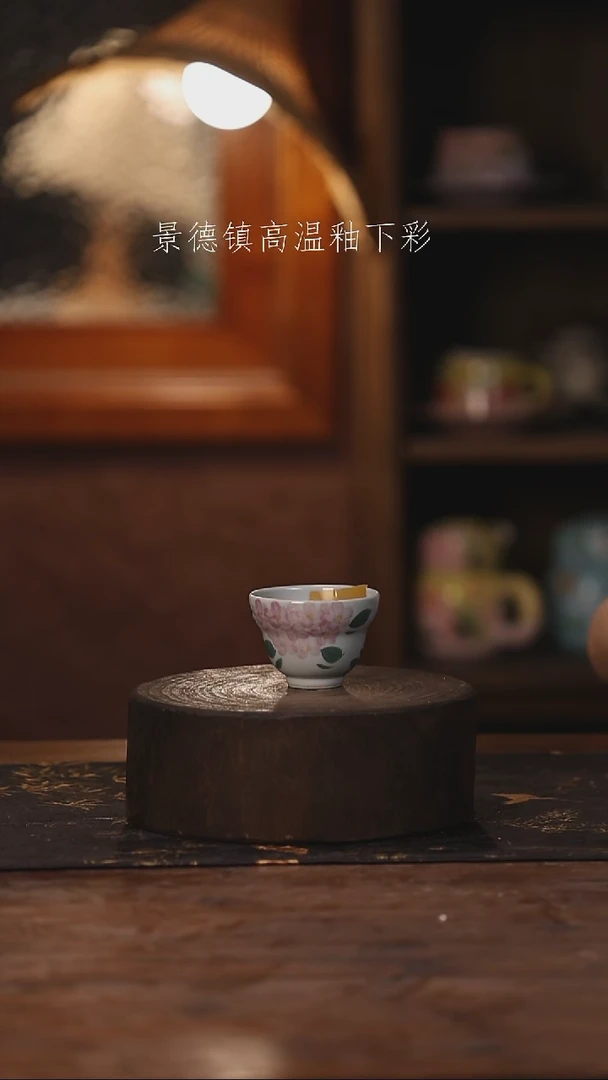 陶瓷景德镇高温釉下手绘陶瓷355