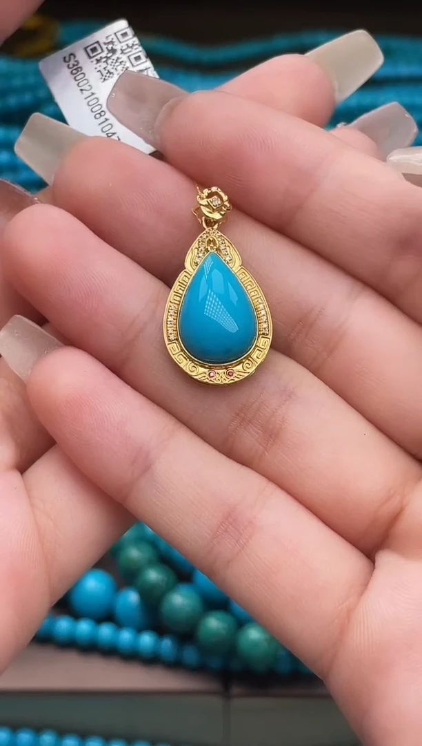 未镶嵌绿松石珠宝奇石A15