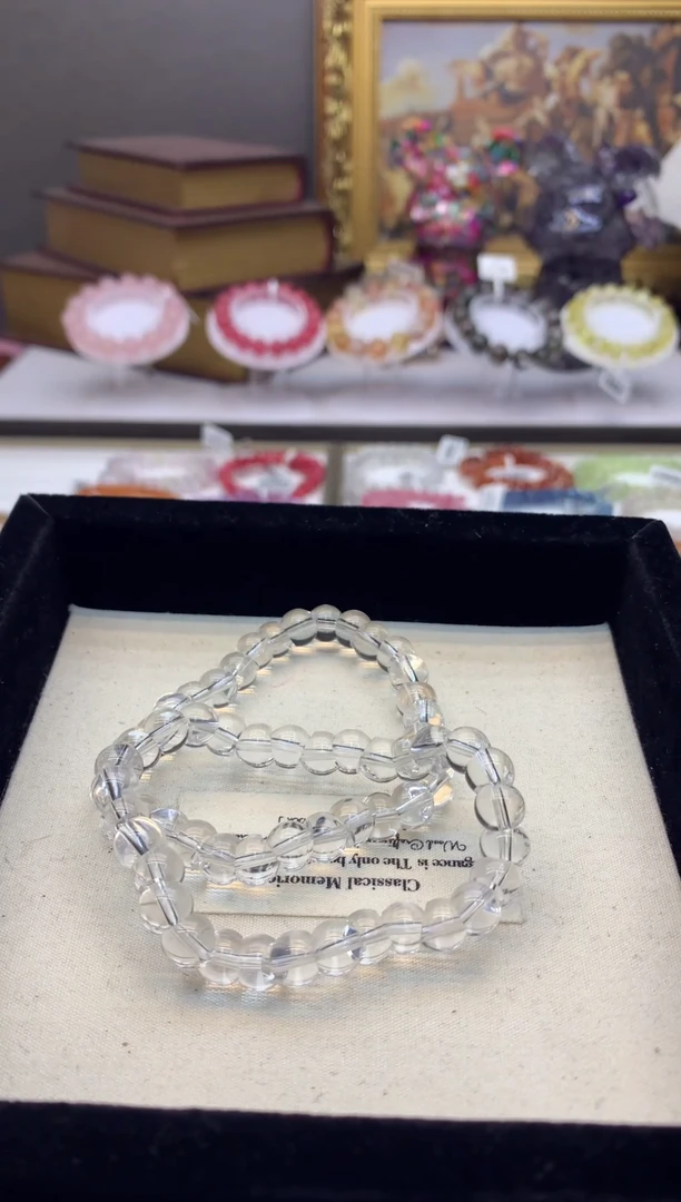 【闪购商品】水晶手串未镶嵌猪大肠白水晶 多样性发其一 以实物为主