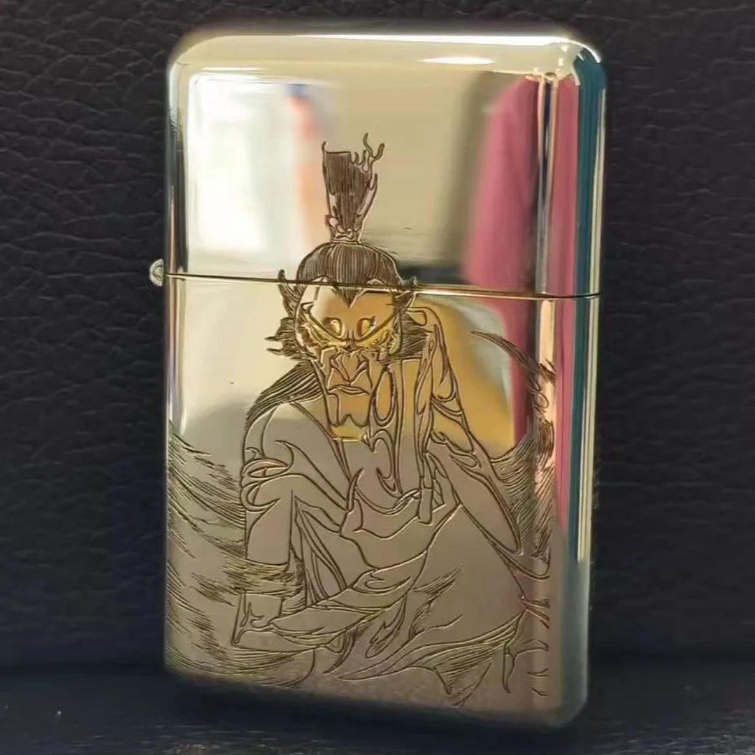 【三代申公豹】重磅新品佐罗超薄手感机 黄铜机身内胆煤油打火机