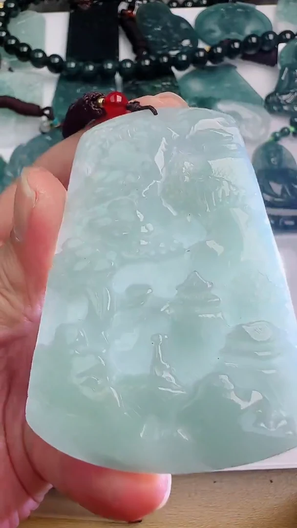 翡翠未镶嵌颈饰多样性随机发其一