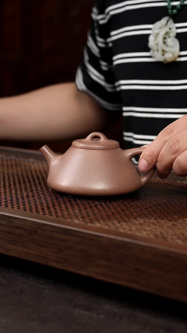 茶壶紫砂桃花泥大子冶{紫}