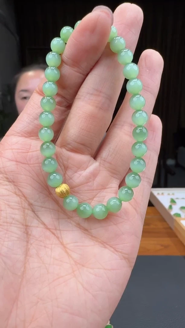 【闪购商品】和田玉4418K金镶嵌2.5赵玉多样性发货