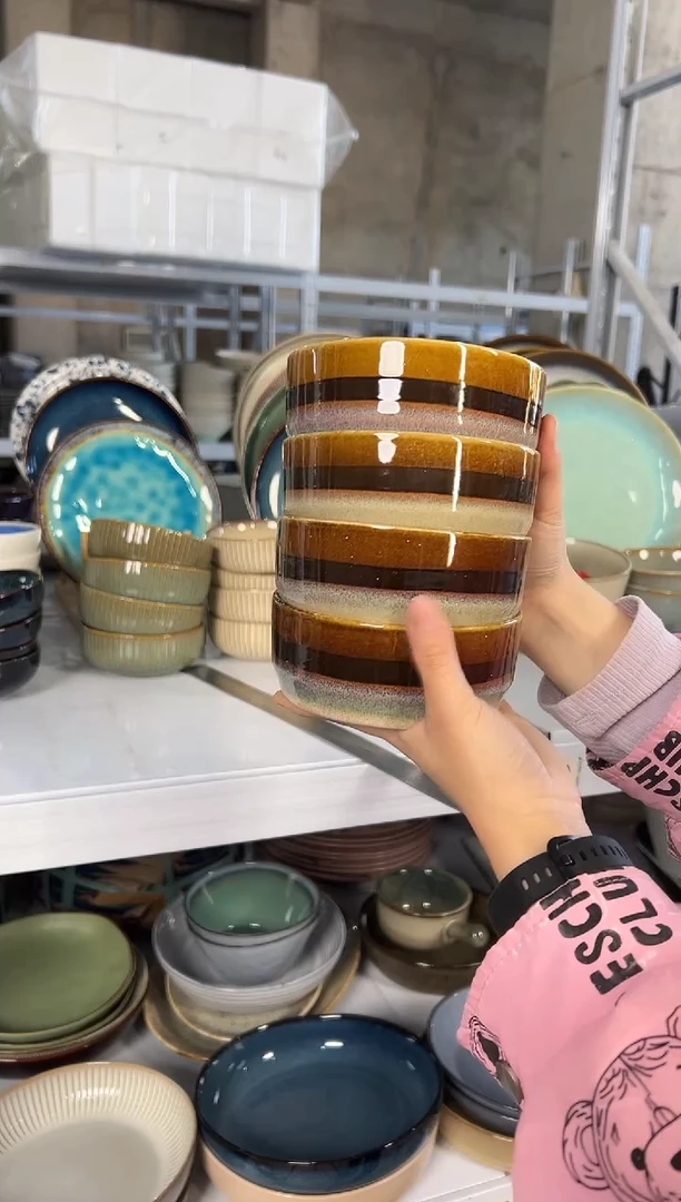 陶瓷外贸尾货瑕疵满20包邮X4 米饭碗