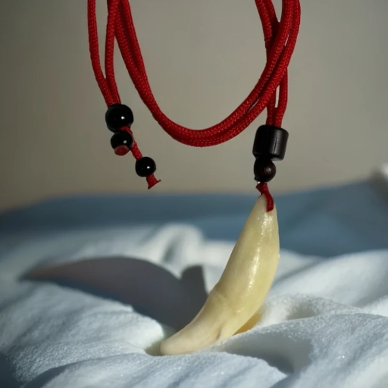 【4.0-4.3cm】真黑狗牙儿童吊坠挂件防惊吓 创意饰品钥匙扣