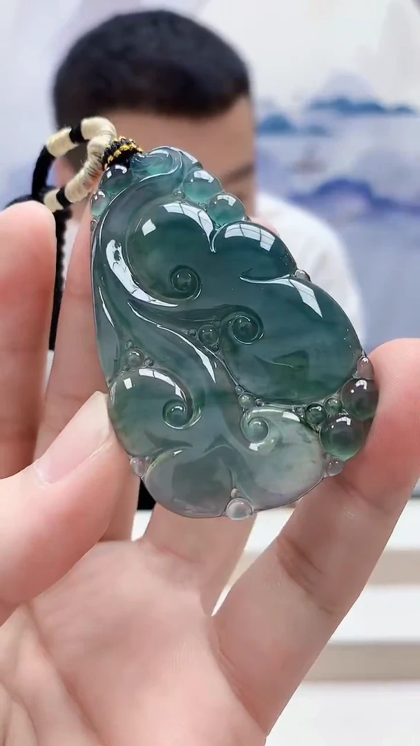 未镶嵌定制翡翠4898bb-毛货挂件37