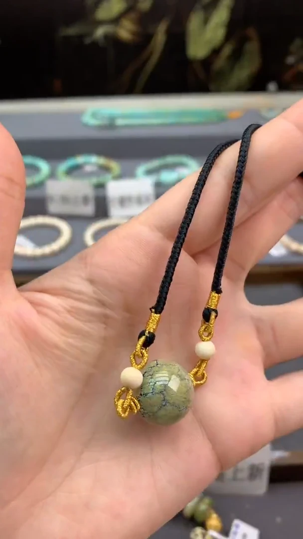 未镶嵌绿松石锁骨链洋.A25