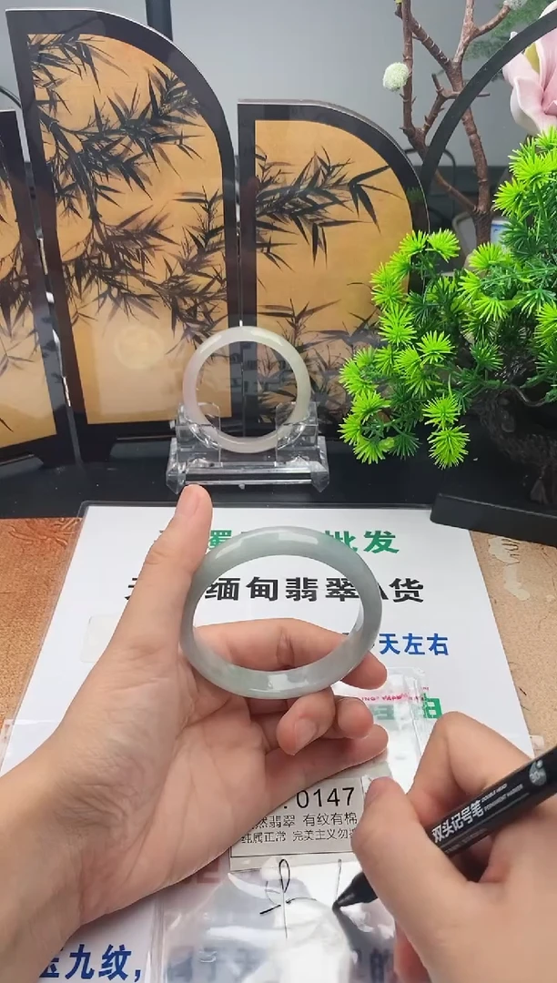 玉美人缅翡镯一物一拍