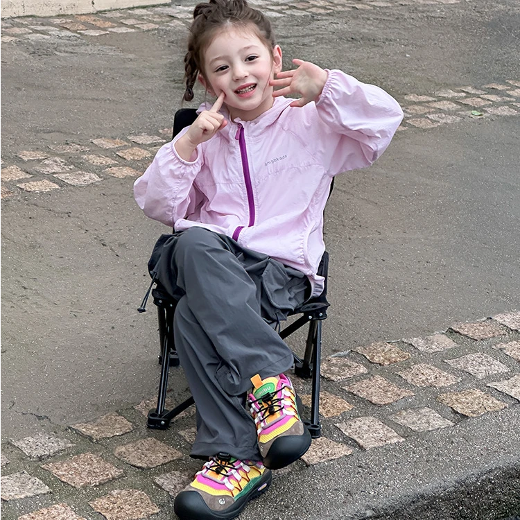 【轻薄防晒】UPF50+儿童夏季轻薄连帽皮肤防晒外套撞色防晒服25C148