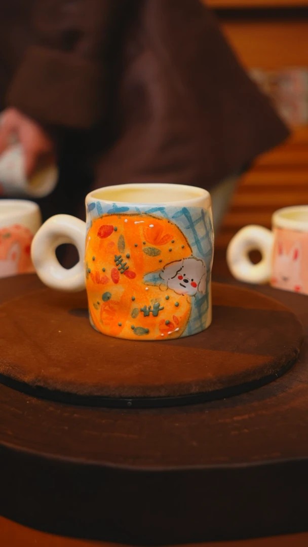 【闪购商品】瓷片景德镇手绘瓷器高温釉下彩----