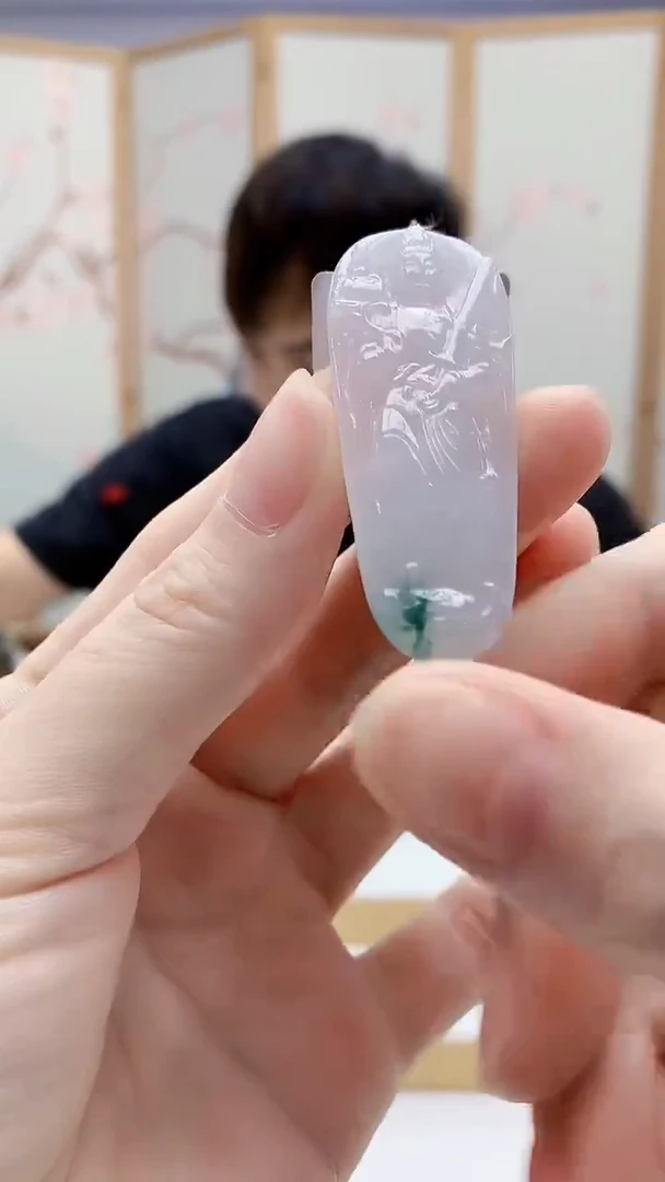 未镶嵌定制翡翠4868ry-毛货挂件83