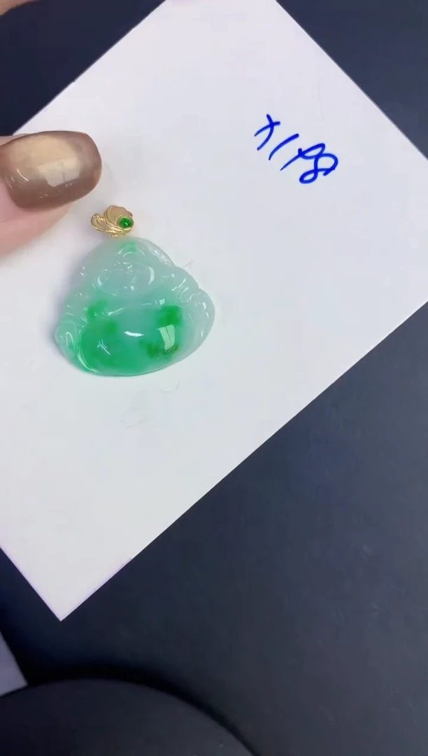颈饰未镶嵌翡翠缅甸天然翡翠A货
