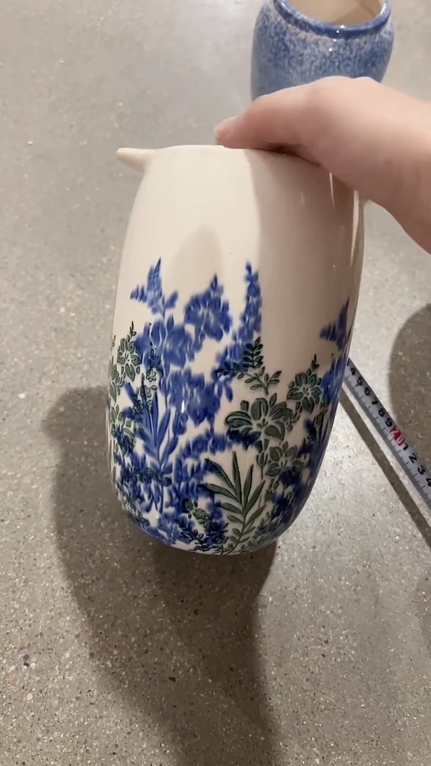 【闪购商品】陶瓷微瑕花盆高22cm内口11.5cm