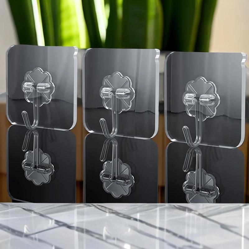 防锈吸壁式挂钩墙壁粘钩卫生间创意家用