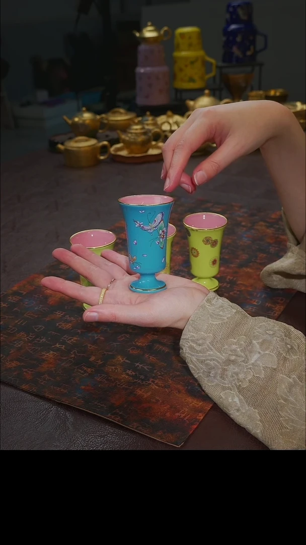 杯【宜景窑系列】高足闻香杯2