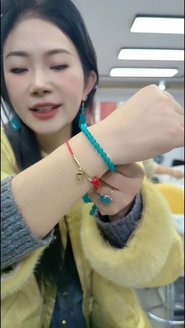 【闪购商品】天河石颈饰合金1335 天河石单圈