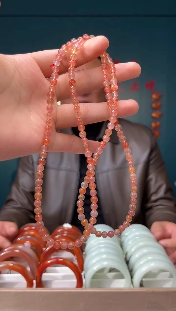 【闪购商品】南红玛瑙颈饰未镶嵌项链