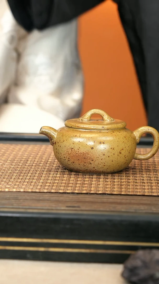 茶壶紫砂GFY35《鼓瓦》柴烧