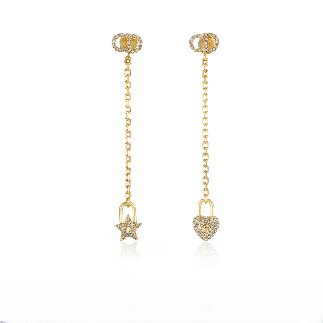 镀k金 925银针【爱星】CNC精工 气质时尚耳钉 1735