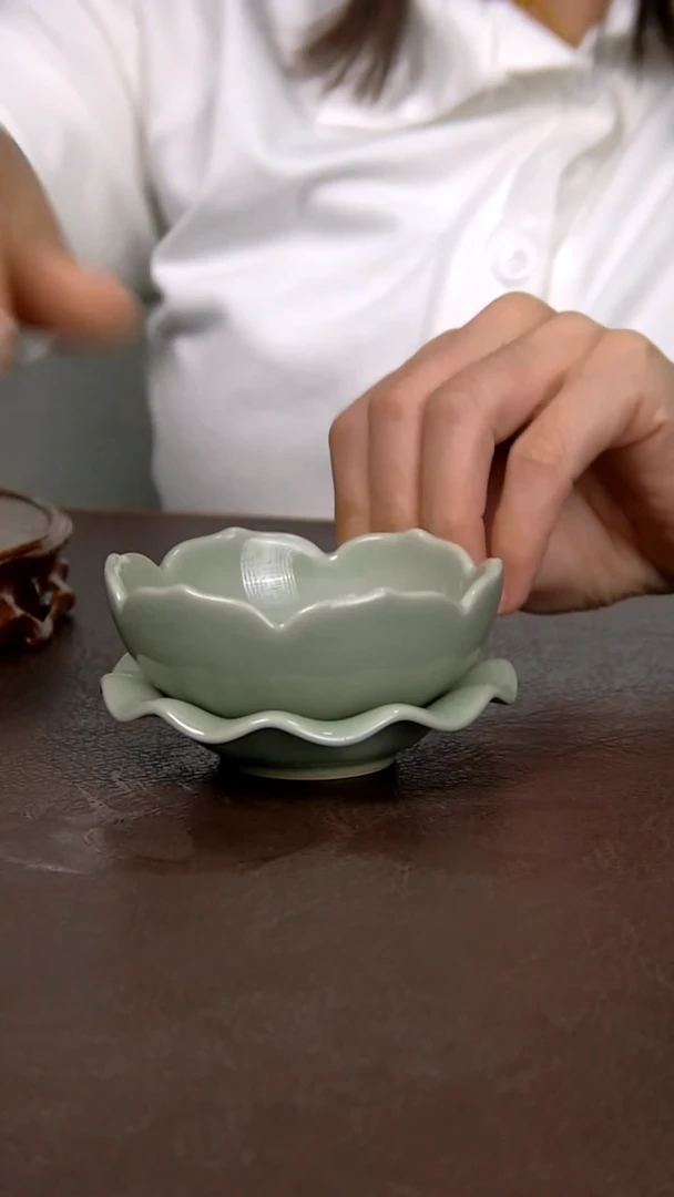 豆绿莲花茶漏不完美 简装