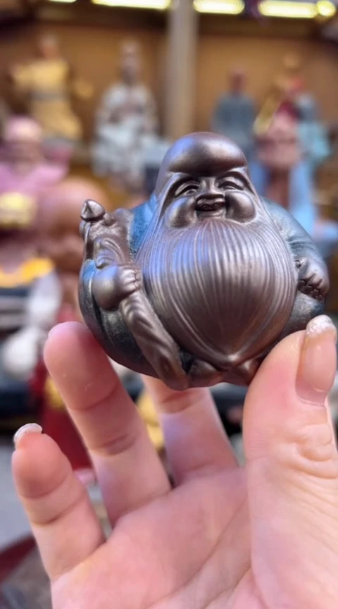 紫砂茶宠器闵茶宠摆件