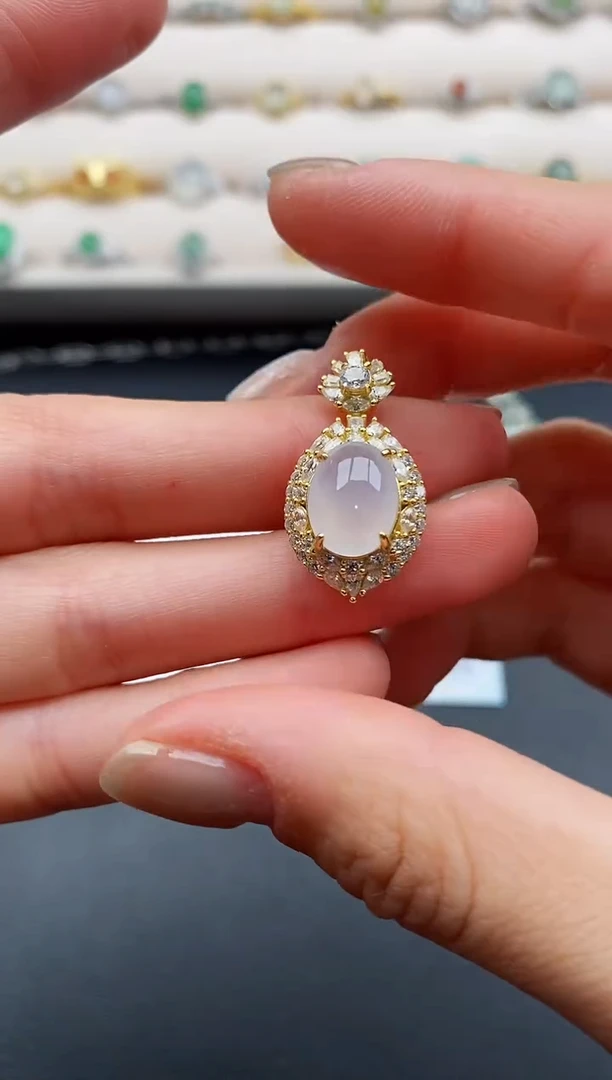 银S925镶嵌戒指翡翠777777+1