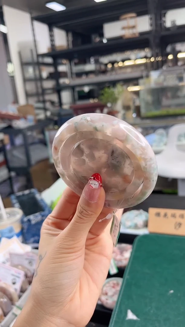 未镶嵌手镯石英质玉圈口 （赠品镯心）