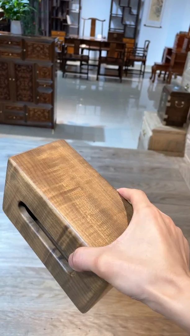 金丝楠阴沉木纸巾盒白胚