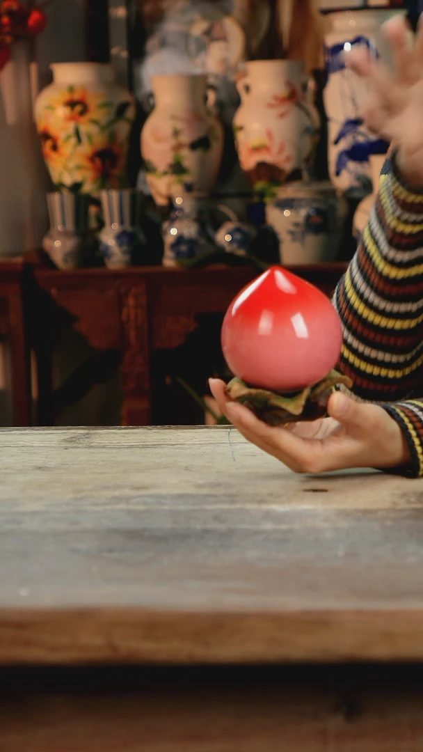 【闪购商品】瓷片景德镇纯手工釉下彩精品花瓶