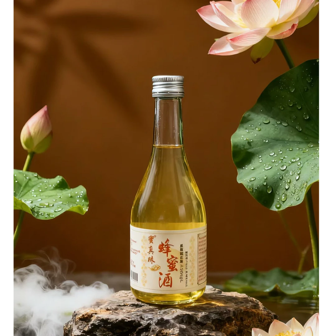 蜜真珠蜜真珠纯正土蜂蜜发酵酒12度微醺 富含氨基酸12度330ml