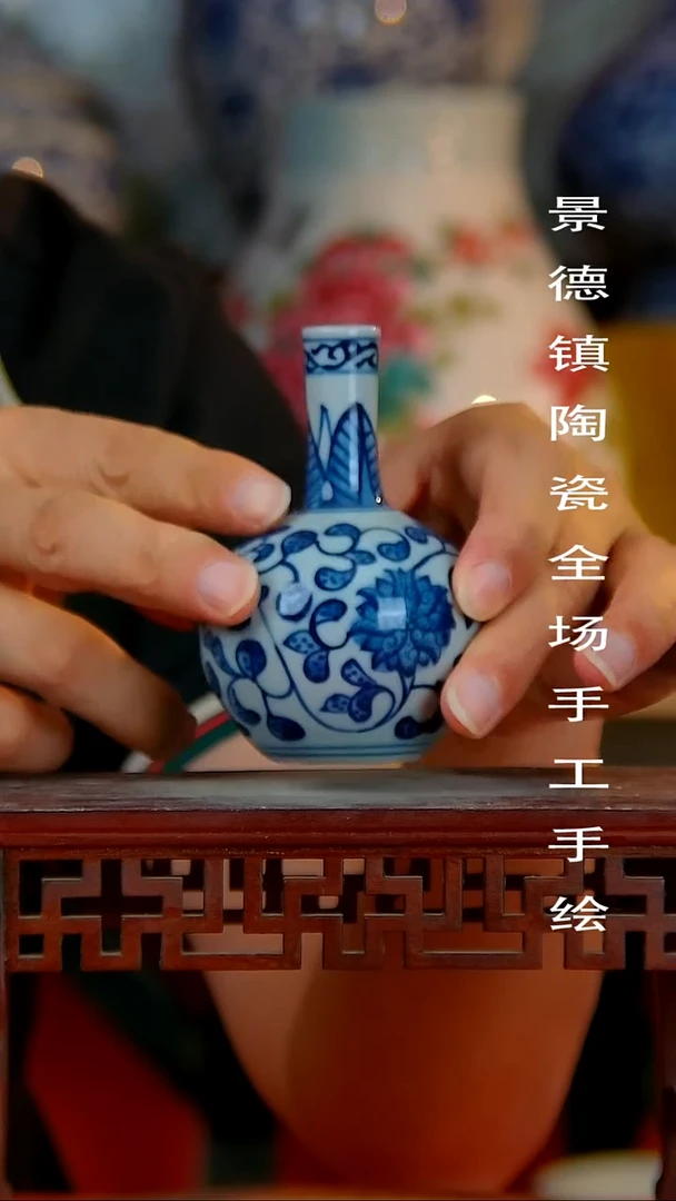 摆件景德镇陶瓷 全场手工手绘