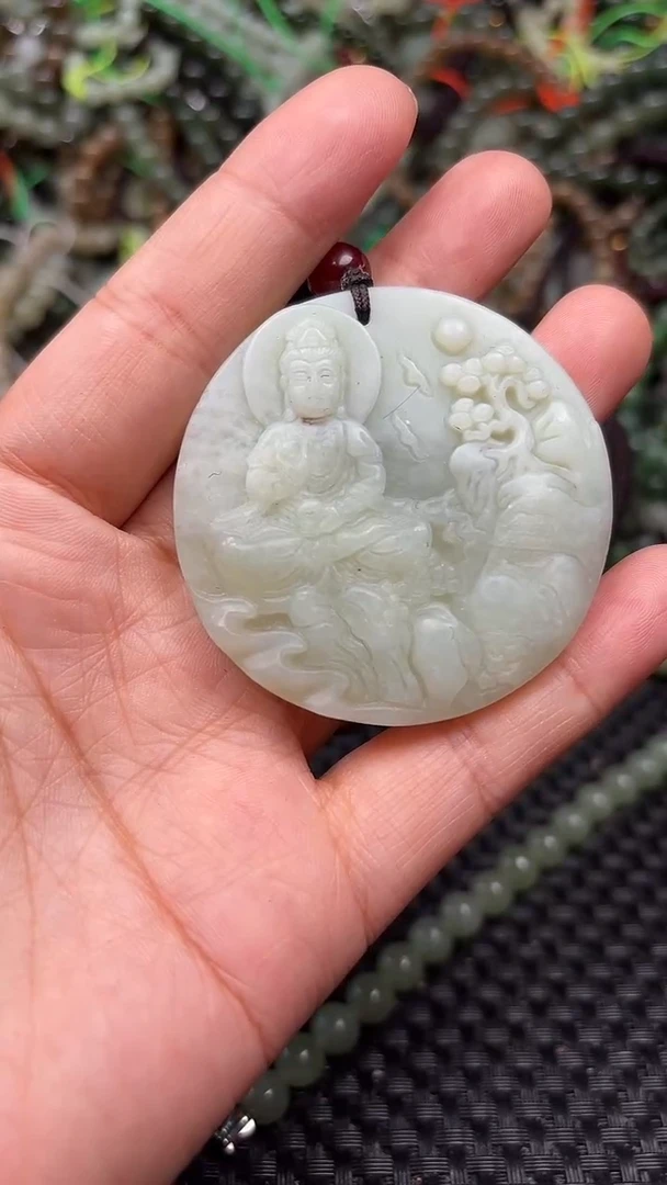 和田玉未镶嵌颈饰11