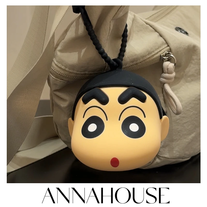ANNAHOUSE蜡笔小新正版授权迷你收纳包新款口红零钱包可爱包包ZW