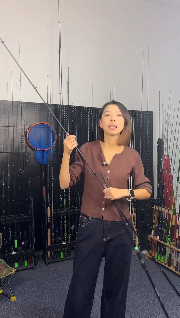 3m碳素绿松3米直柄（瑕疵尾货竿，没有售后，介意勿拍）