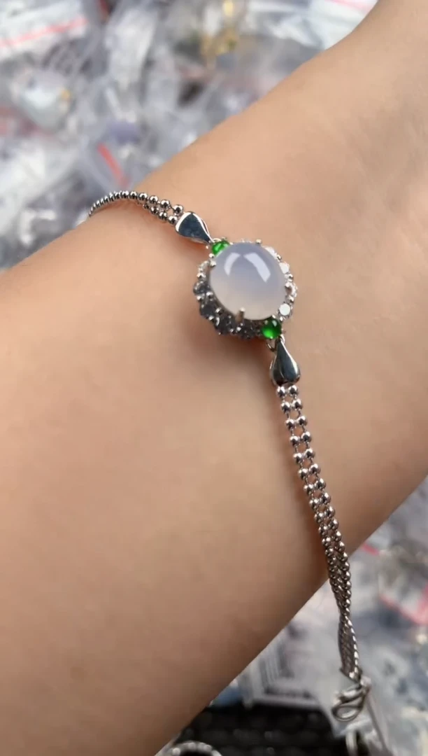 银S925镶嵌戒指翡翠11  11  1