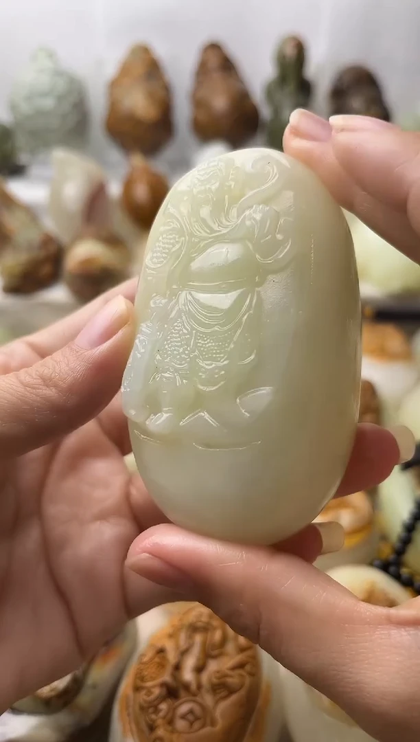 石材古青石棉纹正常不退换关公