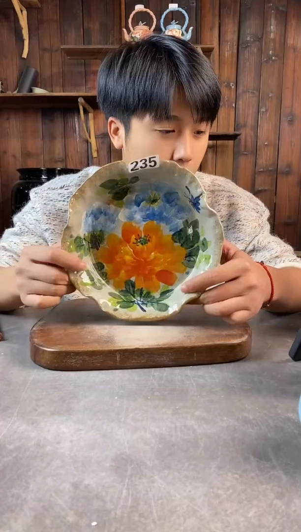 碗235，手工手绘，超值陶瓷